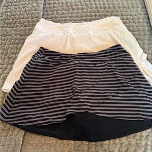 2 Super cute Women's tennis Skirts, lulu and title nine!